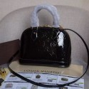 Louis Vuitton Monogram Vernis Alma BB Black M50415 VS07290