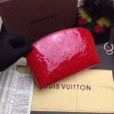Louis Vuitton Monogram Vernis Cosmetic Pouch Red M91495 VS00484