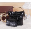 Louis Vuitton NN 14 PM Cuir Nuance Croco Leather M91674 Black VS04503
