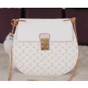 Louis Vuitton Original Leather Shoulder Bag M94118 White VS06784