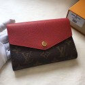Louis Vuitton Pallas Compact Wallet Red M64072 VS01115