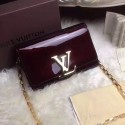 Louis Vuitton Patent Calfskin Chain Louise GM Amarante M94425 VS05004