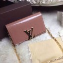 Louis Vuitton Patent Calfskin Chain Louise GM Rose Ballerine M94425 VS01574