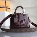 Louis Vuitton Patent Leather Alma BB Burgundy M54785 VS00144
