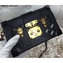 Louis Vuitton Petite Malle Epi Leather Bag M94219 Black VS03362