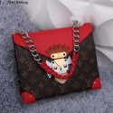 Louis Vuitton POCHETTE MASK CHAIN GM Monogram M50130 Red VS08104