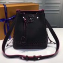 Louis Vuitton Soft calfskin Lockme Bucket Noir M54681 VS02929