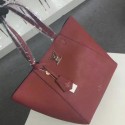 Louis Vuitton Soft Calfskin Lockme Cabas M42291 Burgundy VS09295