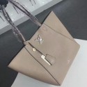Louis Vuitton Soft Calfskin Lockme Cabas M42291 Grey VS02884
