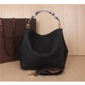 Louis Vuitton Suede Leather Bagatelle M91671 Black VS05016