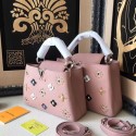 Louis Vuitton Taurillon Leather Capucines PM Pink M54311 VS05078