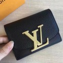 Louis Vuitton Taurillon Leather Capucines Wallet Noir M58196 VS01389