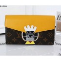 Louis Vuitton TRIBAL MASK CHAINE WALLET Monogram M60797 Yellow VS06212