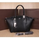 Louis Vuitton Veau Cachemire LOCKIT GM M94698 Black VS07387