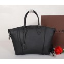 Louis Vuitton Veau Cachemire LOCKIT M94595 Black VS01811