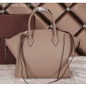 Louis Vuitton Veau Cachemire LOCKIT PM Tote Bag M94594 Khaki VS01437