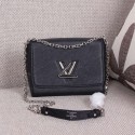 Louis Vuitton Wave Epi Leather Twist MM M50380 Noir VS07405