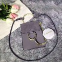 Luxury Chloe Faye Mini Suede Leather Crossbody Bag Grey 3S1229 VS08705