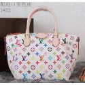 Luxury Fake Louis Vuitton Monogram Multicolore Turenne PM Bag M48813 White VS07284