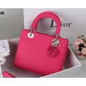 Luxury Lady Dior Bag Nubuck Leather CD99002 Rose VS04043