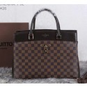 Luxury Louis Vuitton Damier Ebene Canvas Tote Bag N63172 Brown VS05553