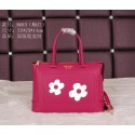 Luxury Prada Original Grainy Leather Tote Bag BN8093 Rose VS07763