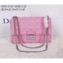 MISS DIOR D0903 Pink Sheepskin Leather Shoulder Bag VS04910