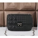 MISS DIOR Shoulder Bag Lambskin Leather D6066 Black VS02139
