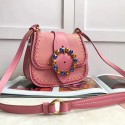 Miu Miu Goat Leather Shoulder Bag Pink 5BD034 VS04461