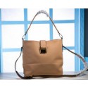 miu miu Madras Goat Leather Hobo Bag RR1918 Apricot VS05698