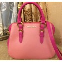miu miu Madras Goat Leather Top-handle Bag RL0063 Pink&Rose VS05122