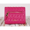 miu miu Matelasse Leather Flap Shoulder Bags BL0530 Rose VS02948