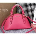 miu miu Original Goat Leather Top Handle Bag 88222 Rose VS07976