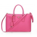 Prada 30cm Saffiano Leather Tote Bag BN1801 Rosy VS07171