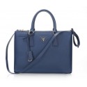 Prada 33CM Saffiano Leather Tote Bag BN2274 Royal VS06412