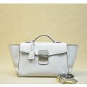 Prada BR5034 White Saffiano Calf Leather Flap Bag VS01776