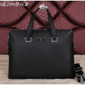 Prada Grainy Leather Business Briefcase G8802 Black VS01694
