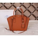 Prada Grainy Leather Tote Bag BN1905 Wheat VS09037