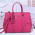 Prada Grainy Leather Tote Bag BN2830 Rose VS08522