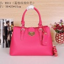 Prada Grainy Leather Tote Bag BN8911 Rosy VS05220
