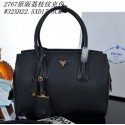 PRADA Grainy Leather Tote Bag PBN2767 Black VS05338
