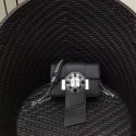 Prada Jewels Ribbon Calf Leather Bag Black 1BD067 VS04192