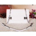 Prada Lux Calf Leather Flap Bag BT0992 White VS07634