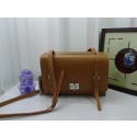 Prada Lux Nappa Leather Flap Bags BT0993 Camel VS02887