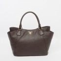 Prada Original Calfskin Leather Tote BN2435 in Coffee XZ VS00450