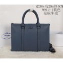 Prada Original Leather Briefcase P99121 Royal VS06642