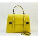 Prada Original Leather Tote Bag BN2789 Yellow VS04415