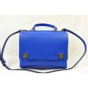 Prada Original Leather Tote Bag BN2796 Blue VS06347