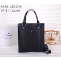 Prada Original Leather Tote Bag P86362 Black VS03904