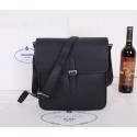 PRADA Original Saffiano Leather Messenger Bag VA3083 Black VS03959
